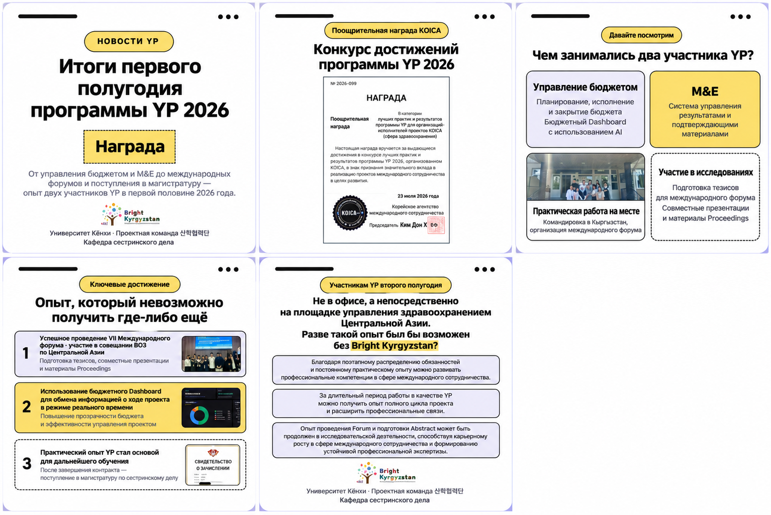 [Новости BK-LUPIC] Подведение итогов первого полугодия программы YP 2026: поощрительная награда на конкурсе достижений